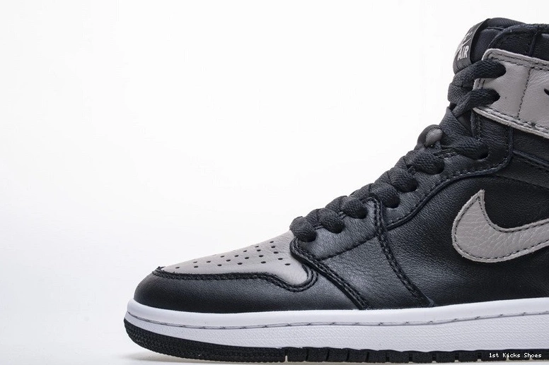OG 555088-013 Shadow High Black Retro 1 Gray  Jordan Air 1001